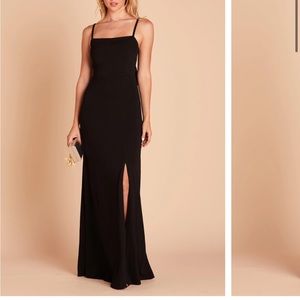 Birdy Grey Black Crepe Bridesmaid Dress